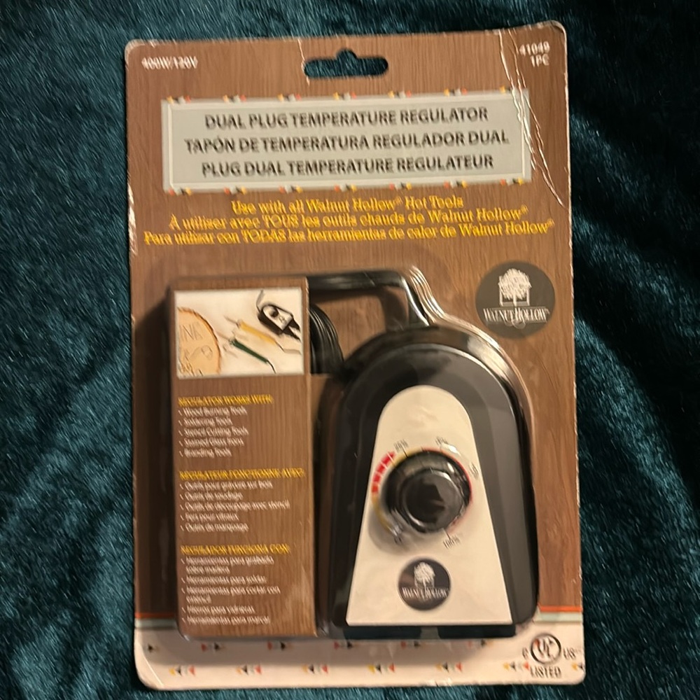 Walnut Hollow Dual Plug Temperature Regulator for use with multiple tools NEW